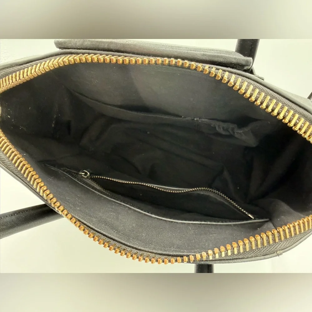 Givenchy Antigona Small Black Leather Satchel Top Handle Crossbody Bag - Picture 5 of 7
